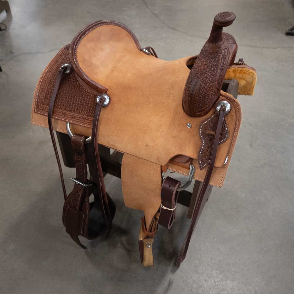 16" TESKEY'S RANCH CUTTING SADDLE Saddles TESKEY'S SADDLERY LLC   