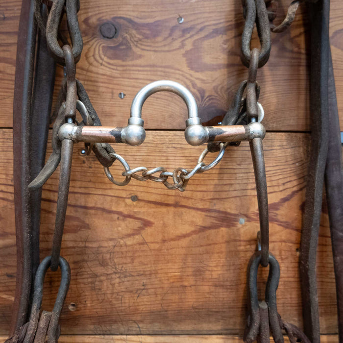 Kerry Kelley 65 20 Correction Bridle Rig w/ Split Ear Headstall