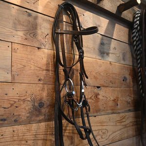 Bridle Rig - D-Ring with Split Reins  SBR381 Sale Barn MISC   