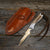 Justin Wiley Handmade Knife with Leather Sheath WK016 Knives - Knife Accessories JUSTIN WILEY   