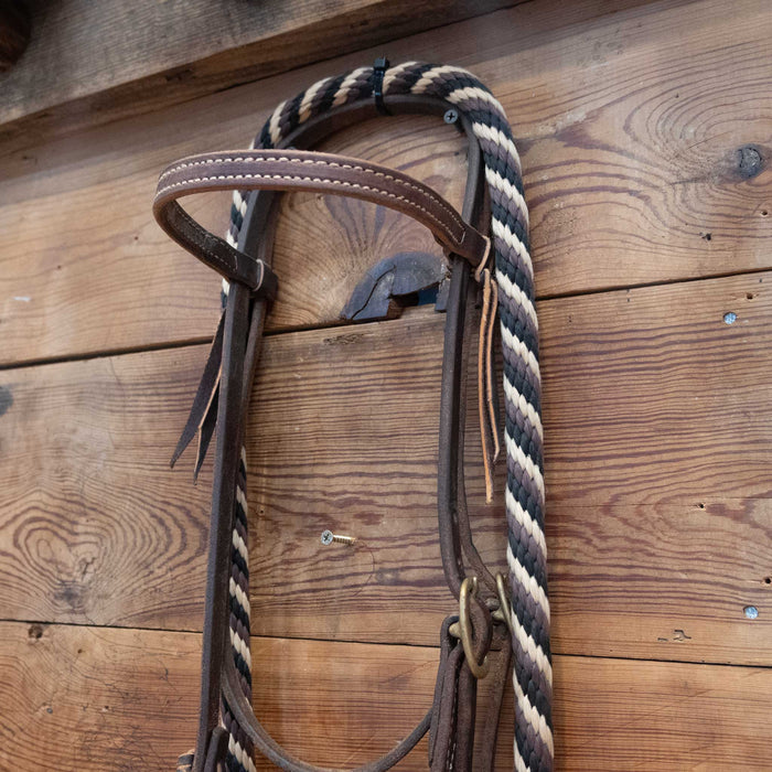O-Ring Twisted Wire Snaffle Bridle Rig
