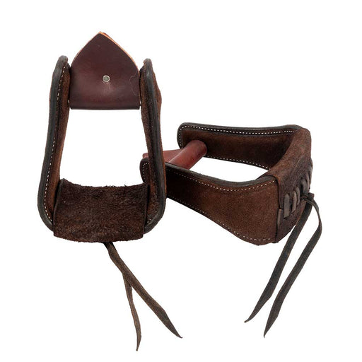 Teskey's 4.5" Youth Roper Stirrups Tack - Saddle Accessories Teskey's Chocolate