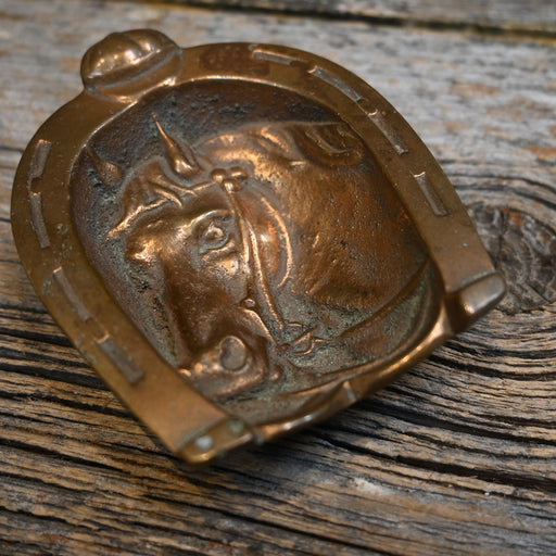 Vintage Brass Horse Shoe Ashtray Collectibles Teskey's