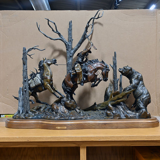 Bronze "Train Wreck" By Vic Payne Collectibles Vic Payne