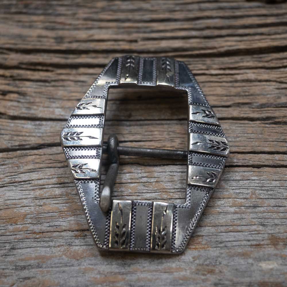 Luke Spraberry 1" Silver Mounted Headstall Buckle