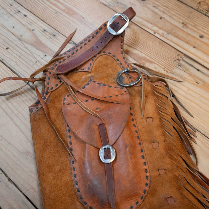 Used JD Henry Roughout Stepthrough Chaps Tack - Chaps & Chinks JD Henry
