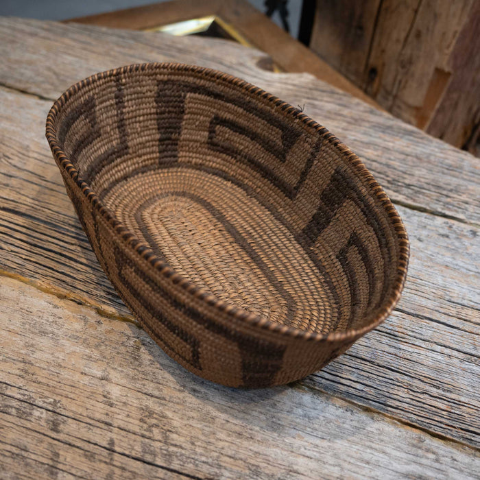 1920's Pima Indian Tribe Handwoven Basket