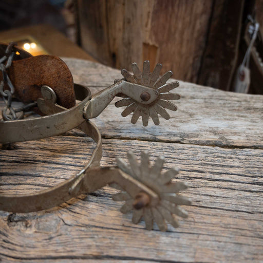 Vintage Steel Western Spurs Tack - Rigs MISC