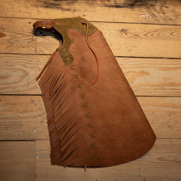 Kid's WLC 26" Stepthrough Chaps - Select Color Tack - Chaps & Chinks WLC Rust w/Brown