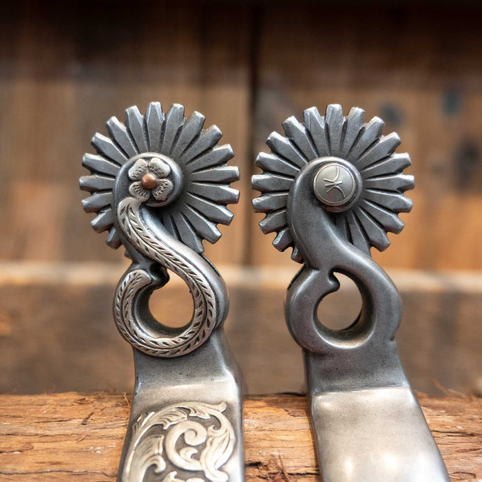 Kerry Kelley Silver Mounted 10pt Spurs