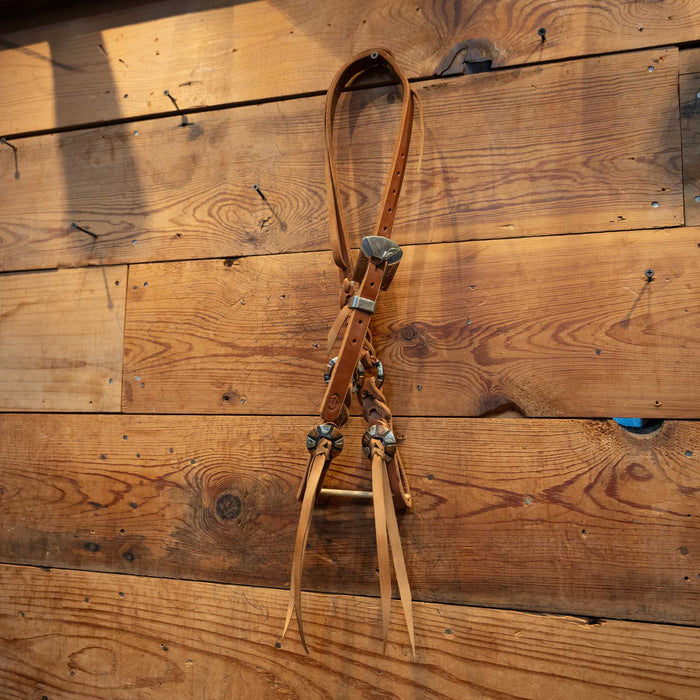 Joe Hipp Split Ear Headstall w/ Teskey's Hardware Tack - Headstalls Joe Hipp