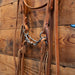 CHS Mormon Twisted Snaffle Rig w/Roller Tack - Training Cow Horse Supply