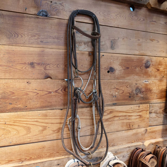 Reinsman O-Ring Twisted Snaffle Bridle Rig