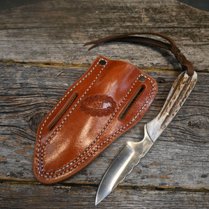 Justin Wiley Handmade Knife with Leather Sheath WK016 Knives - Knife Accessories JUSTIN WILEY   