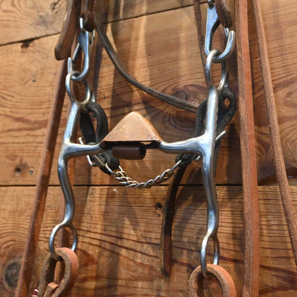 Trammell Copper Roller Port Bridle Rig Tack - Rigs Ricky Trammell