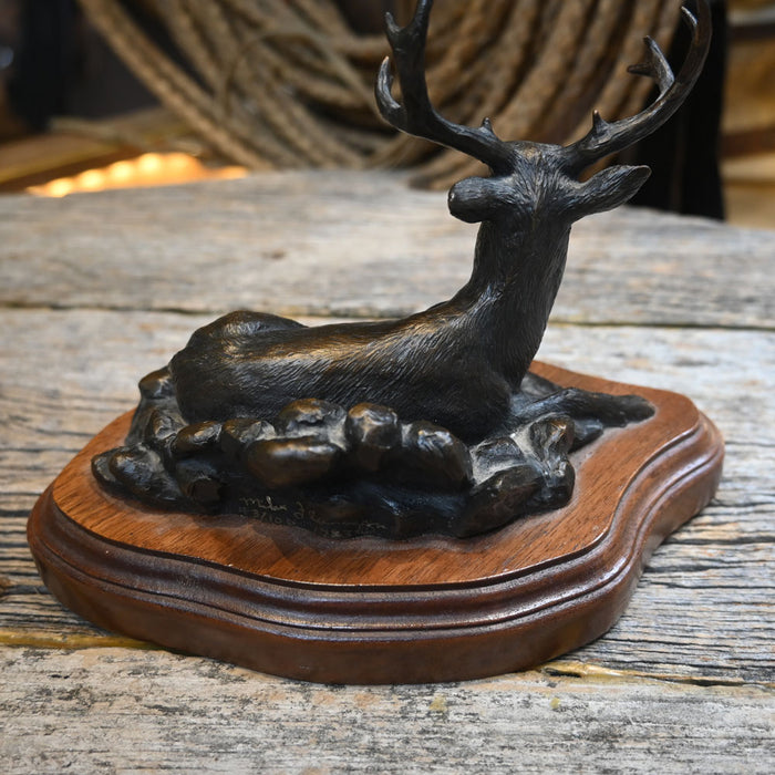 Resting Buck by Mike Flanagan Collectibles Mike Flanagan