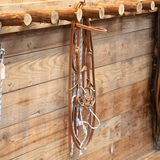 CHS Twisted Dogbone German Maringale Tack - Training Cow Horse Supply