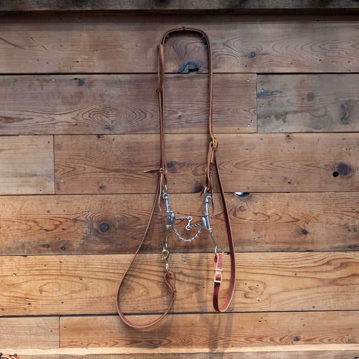 Cow Horse Supply Twisted Dogbone Bridle Rig