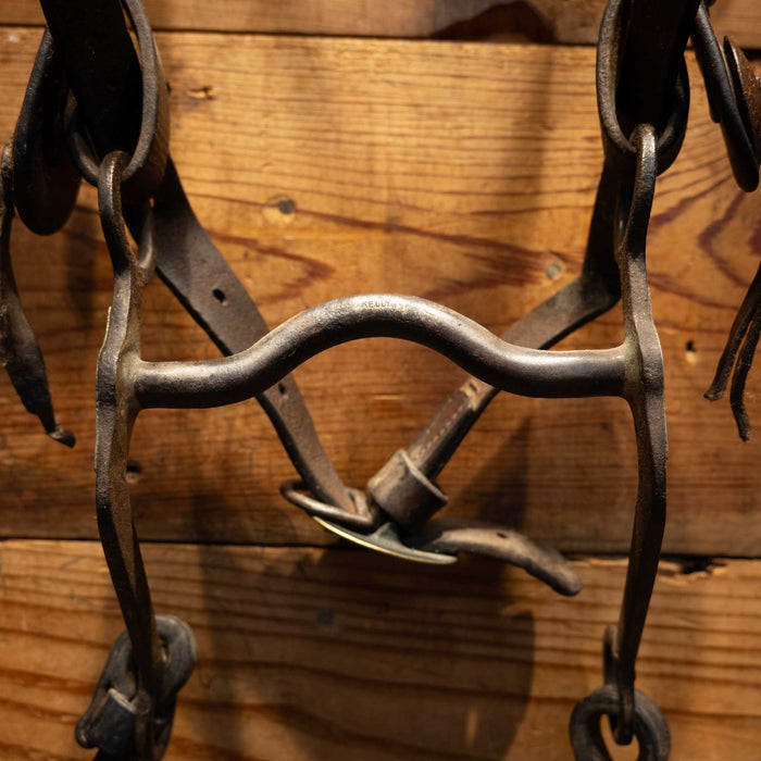 Vintage Horse Bridle Rig with Silver Nickel Dots Tack - Rigs MISC