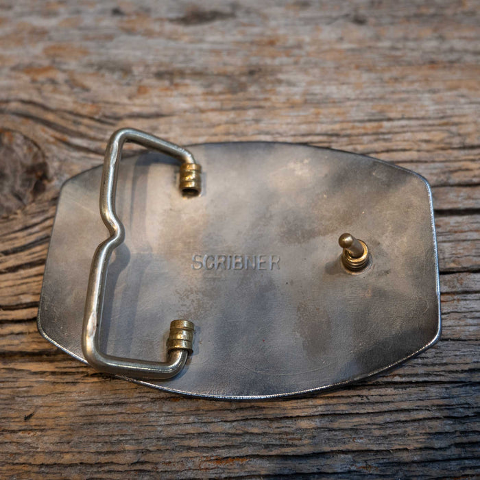 Scribner 1 Pc. Long Horn Buckle 033