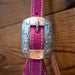 Pink 3/4" Split Ear Headstall Tack - Headstalls Teskey's