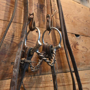 Bridle Rig - D-Ring with Leather Split Reins  SBR383 Sale Barn MISC   