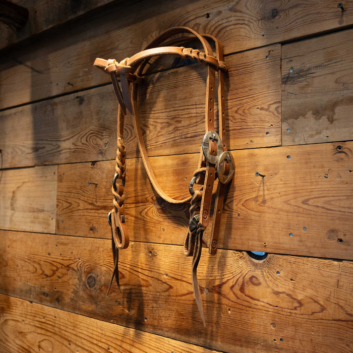 Joe Hipp Browband Headstall w/ Teskey's Hardware