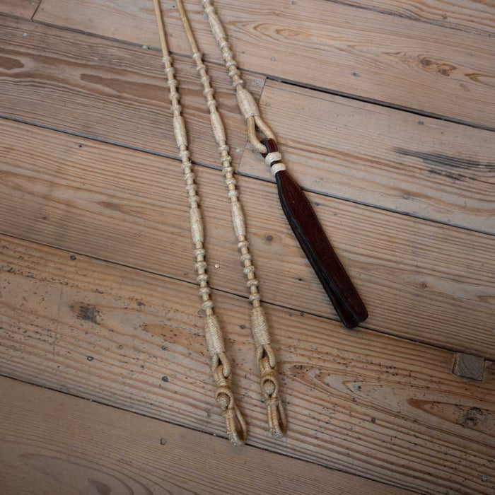 Handmade Rawhide Romel Reins Tack - Reins MISC