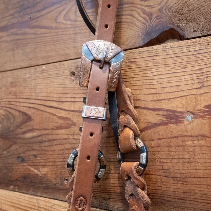 Joe Hipp Split Ear Headstall w/Teskey's Hardware