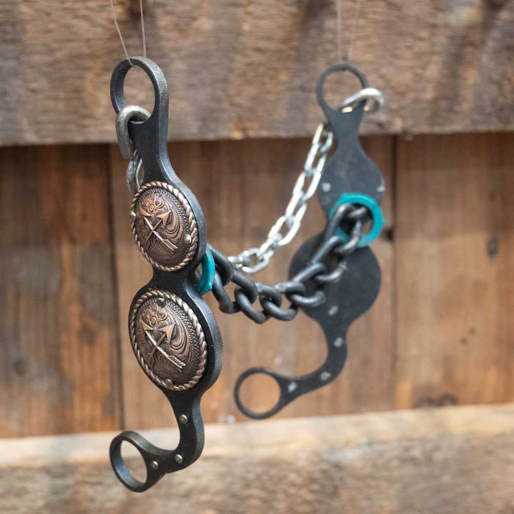 Paul Petska Chain Copper Arrow Concho Bit