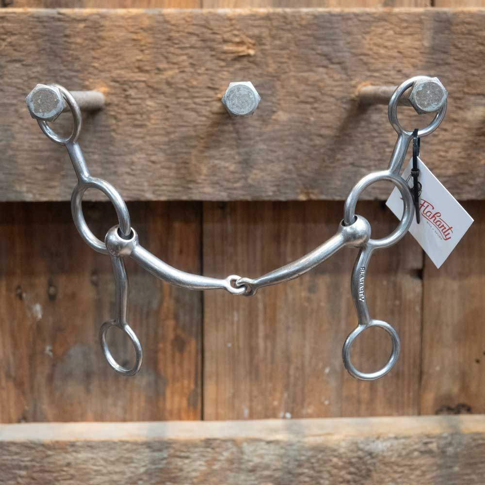 Flaharty Lil' Circle Gag Smooth Snaffle Bit Tack - Bits Flaharty