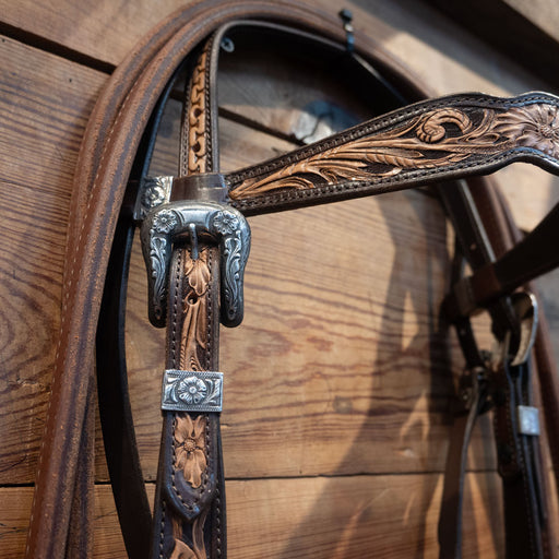 Barry Guillory Locked Snaffle w/a Holland Buckle set Bridle Rig Tack - Rigs Barry Guillory