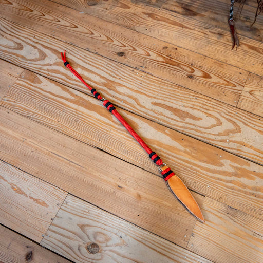 Handmade Tony Loewen 21" Quirt w/ Leather Popper Tack - Whips, Crops & Quirts Tony Loewen