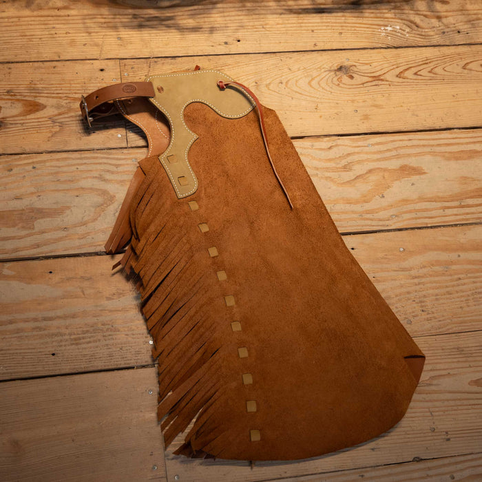 Kid's WLC 26" Stepthrough Chaps - Select Color Tack - Chaps & Chinks WLC Brown w/Tan