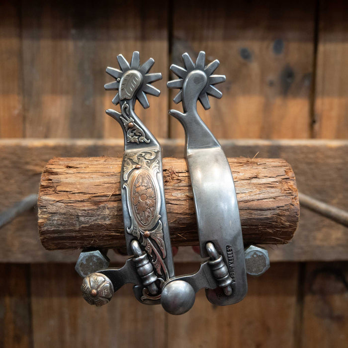 Kerry Kelley Silver Mounted 10pt Spurs