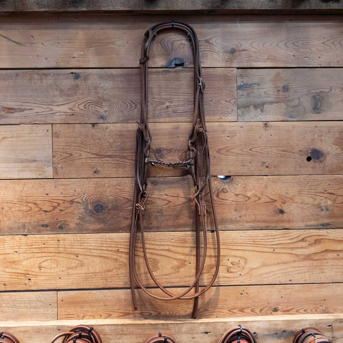 Reid Jones Twisted Snaffle Bridle Rig