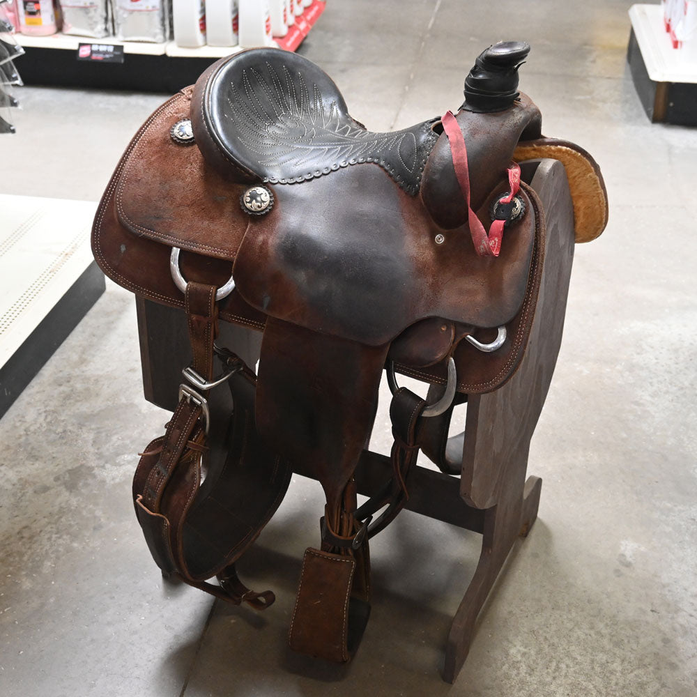 14.5" USED TYLER ROPING SADDLE