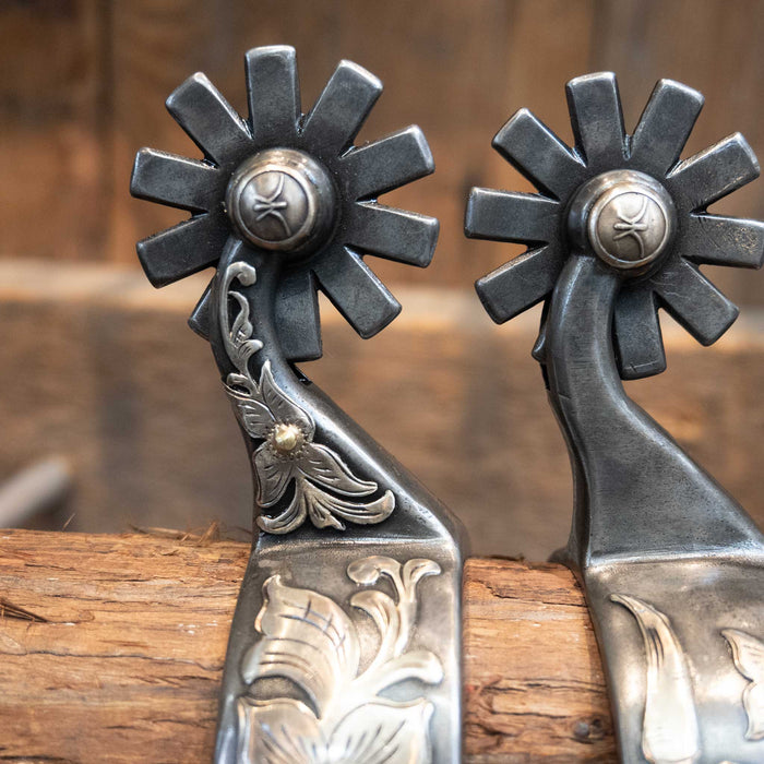 Kerry Kelley Silver Mounted 10pt Spurs