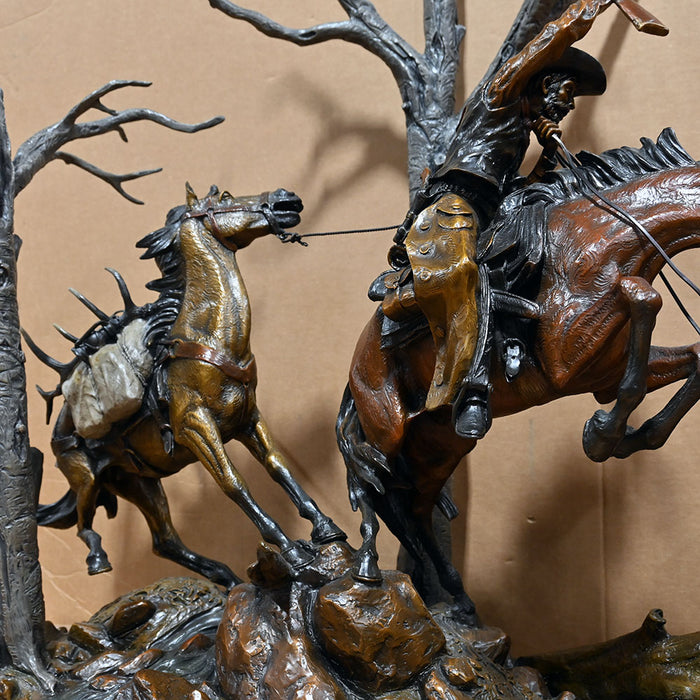 Bronze "Train Wreck" By Vic Payne Collectibles Vic Payne