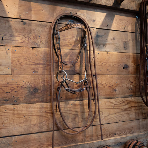Barry Guillory Locked Snaffle w/a Holland Buckle set Bridle Rig Tack - Rigs Barry Guillory