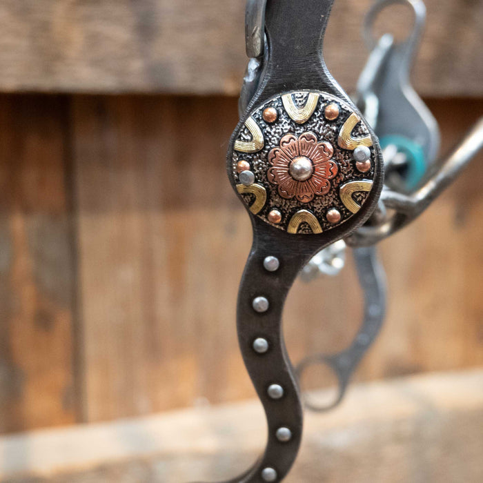 Petska Ported Chain Golden VConchos Bit