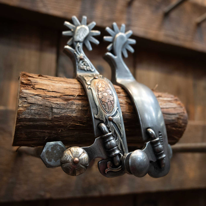 Kerry Kelley Silver Mounted 10pt Spurs