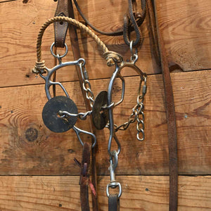 Bridle Rig - Combo 3 Piece Twisted with Dogbone Gag - Bit- SBR362 Sale Barn MISC   