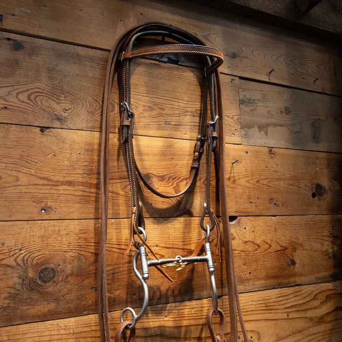 Smooth Snaffle Bridle Rig Tack - Rigs MISC