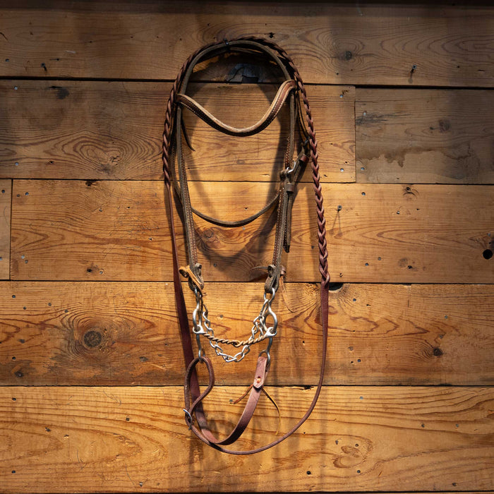 Reinsman Twisted Snaffle Bridle Rig Tack - Rigs Reinsman
