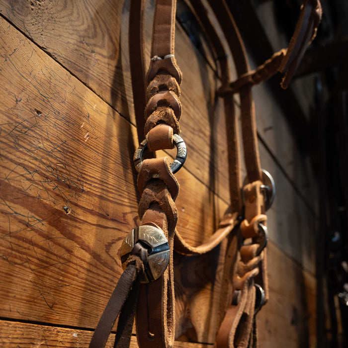 Joe Hipp Browband Headstall w/ Teskey's Hardware