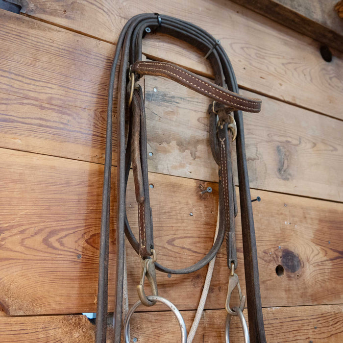 Reinsman O-Ring Twisted Snaffle Bridle Rig