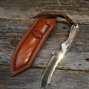 Justin Wiley Handmade Knife with Leather Sheath WK017 Knives - Knife Accessories JUSTIN WILEY   