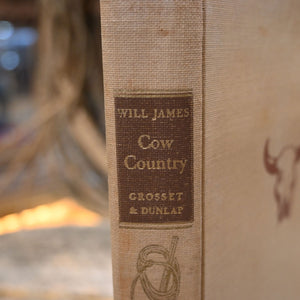 Vintage 1927 WILL JAMES - "Cow Country" _CA1194 Collectibles WILL JAMES