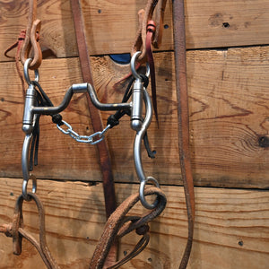 Bridle Rig - HORSEBITS - Hinge Port Bit RIG985 Tack - Rigs Horse Bits